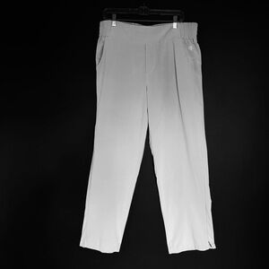 Coolibar Ivory Pants Lightweight Zip Side Pocket Elastic Waist UPF 50+ Hiking